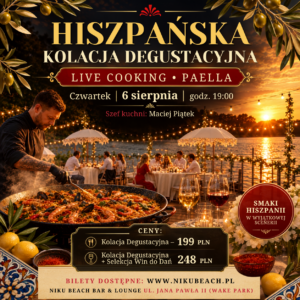 Hiszpańska Kolacja Degustacyjna z Live Cooking – Paella Na Wodzie!